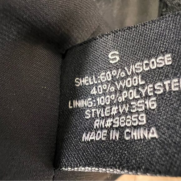 W118 by Walter Baker Grey Wool Trench Coat Size Small - Picture 14 of 15